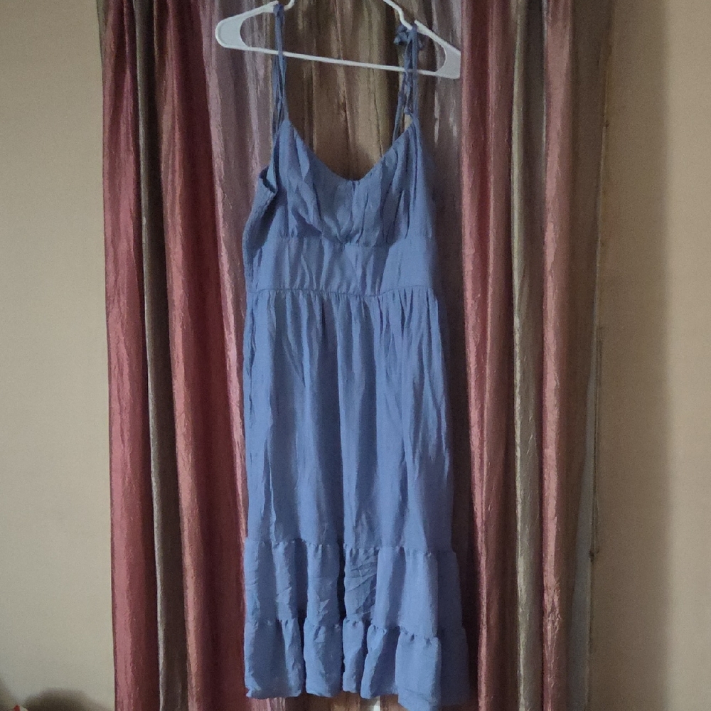 Lily Rose Blue Midi Dress